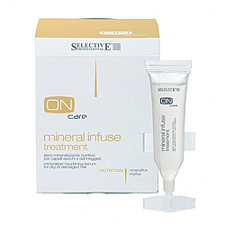 Selective On Care Nutrition Mineral Infuse Treatment - Питательная сыворотка с минералами для сухих и поврежденных волос 10*10 мл Selective On Care Nutrition Mineral Infuse Treatment - Питательная сыворотка с минералами для сухих и поврежденных волос 10*10 мл