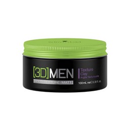 Schwarzkopf 3D Men Texture Clay - Текстурирущая глина для укладки волос, 100 мл Schwarzkopf 3D Men Texture Clay - Текстурирущая глина для укладки волос, 100 мл