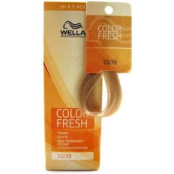 Wella Color Fresh Acid - Оттеночная краска, тон 10.39 шампань, 75 мл. Wella Color Fresh Acid - Оттеночная краска, тон 10.39 шампань, 75 мл.