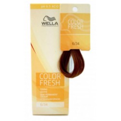Wella Color Fresh Acid - Оттеночная краска, тон 6.34 темно-золотистый медный, 75 мл. Wella Color Fresh Acid - Оттеночная краска, тон 6.34 темно-золотистый медный, 75 мл.