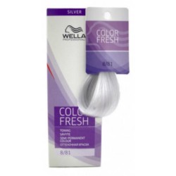 Wella Color Fresh Silver - Оттеночная краска, тон 8.81 светлый блондин жемчужно-пепельный, 75 мл. Wella Color Fresh Silver - Оттеночная краска, тон 8.81 светлый блондин жемчужно-пепельный, 75 мл.