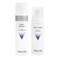 Aravia Professional - Тоник детоксицирующий Detox Sensitive, 250 мл + Крем-пенка очищающая Vita-C Foaming, 160 мл
Aravia Professional - Тоник детоксицирующий Detox Sensitive, 250 мл + Крем-пенка очищающая Vita-C Foaming, 160 мл