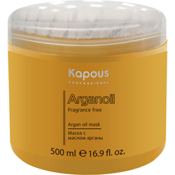 Kapous Fragrance Free - Маска с маслом арганы серии "Arganoil" 500 мл Kapous Fragrance Free - Маска с маслом арганы серии "Arganoil" 500 мл