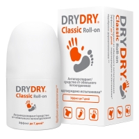 Dry-Dry Classic roll-on - Дезодорант-антиперспирант от обильного потоотделения, 35 мл
Dry-Dry Classic roll-on - Дезодорант-антиперспирант от обильного потоотделения, 35 мл