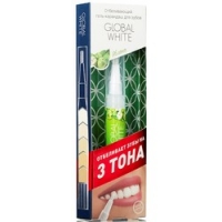 Global White - Карандаш-аппликатор для зубов отбеливающий со вкусом яблока, 5 мл
Global White - Карандаш-аппликатор для зубов отбеливающий со вкусом яблока, 5 мл