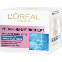 L'Oreal - Крем дневной для лица, Увлажнение Эксперт для нормальной и смешанной кожи, 50 мл
L'Oreal - Крем дневной для лица, Увлажнение Эксперт для нормальной и смешанной кожи, 50 мл