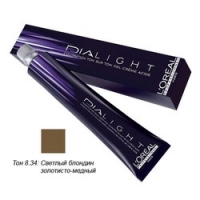 L'Oreal Professionnel Dialight - Краска для волос Диалайт 8.34 Светлый блондин золотисто-медный 50 мл
L'Oreal Professionnel Dialight - Краска для волос Диалайт 8.34 Светлый блондин золотисто-медный 50 мл