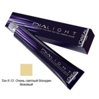 L'Oreal Professionnel Dialight - Краска для волос Диалайт 9.13 Очень светлый блондин бежевый 50 мл
L'Oreal Professionnel Dialight - Краска для волос Диалайт 9.13 Очень светлый блондин бежевый 50 мл