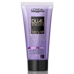 L'Oreal Professionnel Dual Stylers Sleek And Swing - Крем-гель 2-в-1 гладкость для непослушных волос, 150 мл. L'Oreal Professionnel Dual Stylers Sleek And Swing - Крем-гель 2-в-1 гладкость для непослушных волос, 150 мл.
