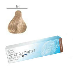 Wella Professionals Koleston Perfect Innosense - Стойкая крем-краска 9/1 Очень светлый блонд пепельный 60 мл Wella Professionals Koleston Perfect Innosense - Стойкая крем-краска 9/1 Очень светлый блонд пепельный 60 мл