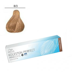 Wella Professionals Koleston Perfect Innosense - Стойкая крем-краска 8/3 Светлый блонд золотистый 60 мл Wella Professionals Koleston Perfect Innosense - Стойкая крем-краска 8/3 Светлый блонд золотистый 60 мл