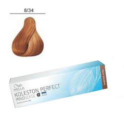 Wella Professionals Koleston Perfect Innosense - Стойкая крем-краска 8/34 Светлый блонд золотисто-красный 60 мл Wella Professionals Koleston Perfect Innosense - Стойкая крем-краска 8/34 Светлый блонд золотисто-красный 60 мл