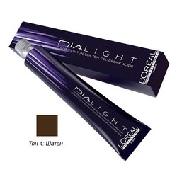 L'Oreal Professionnel Dialight - Краска для волос Диалайт 4 Шатен 50 мл L'Oreal Professionnel Dialight - Краска для волос Диалайт 4 Шатен 50 мл