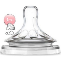 Avent Natural - Соска силиконовая переменный поток, с 3 месяцев, 2 шт. 
Avent Natural - Соска силиконовая переменный поток, с 3 месяцев, 2 шт.
