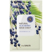 The Saem Natural Acai Berry Mask Sheet - Маска тканевая с экстрактом ягод асаи, 21 мл
The Saem Natural Acai Berry Mask Sheet - Маска тканевая с экстрактом ягод асаи, 21 мл
