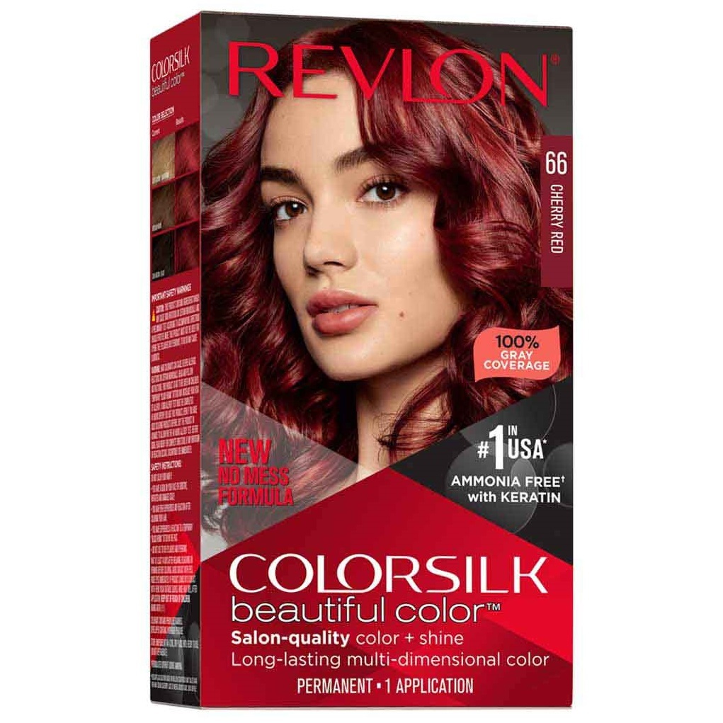 Купить Revlon Professional Colorsilk - Профессионал Набор для окрашивания волос  в домашних условиях оттенок 66 Вишневый красный (крем-активатор + краситель  + бальзам) в интернет-магазине Professional Hair в Москве