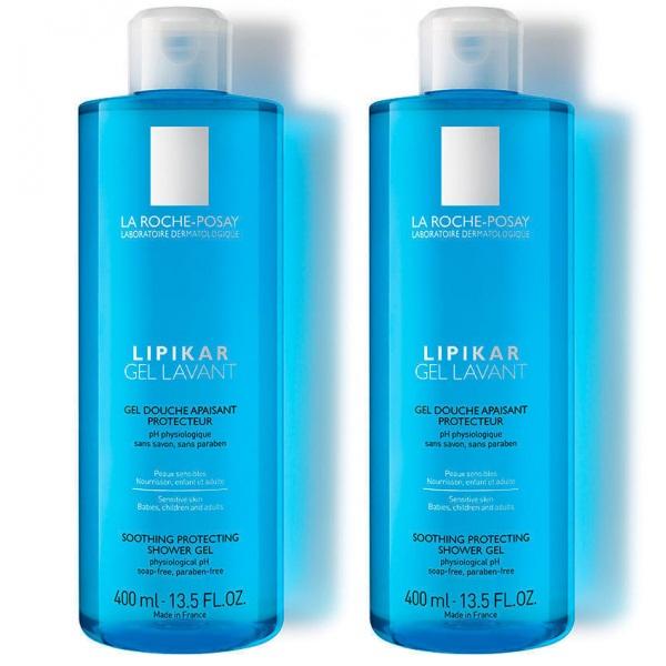 Купить La Roche Posay - Комплект Липикар Очищающий Гель для душа, 2х400 ...
