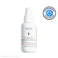 Vichy - Невесомый солнцезащитный флюид для лица против признаков фотостарения UV-Age Daily SPF 50 40 мл 2830₽