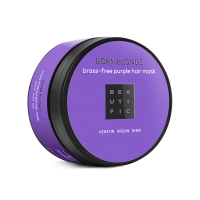 Beautific Born Blonde Brass-Free Purple - Фиолетовая маска для нейтрализации желтизны, 250 мл - фото 9