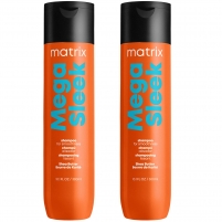 Фото Matrix - Разглаживающий шампунь с маслом ши Total results Mega Sleek, 300 мл х 2 шт