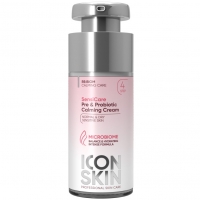 Icon Skin - Успокаивающий крем с комплексом пре- и пробиотиков SensiCare, 30 мл icon skin успокаивающий крем с комплексом пре и пробиотиков sensicare 30 0