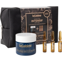 La Cabine - Подарочный набор Revive Elixir Limited Edition в косметичке: крем для лица 50 мл + сыворотка 3 шт х 2 мл сыворотка 10 глаза