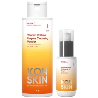 Icon Skin - Набор для сияния кожи: сыворотка 30 мл + энзимная пудра 75 г