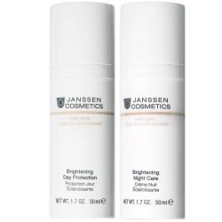 Фото Janssen Cosmetics - Набор "Осветляющий": крем SPF20 50 мл + ночной крем 50 мл
