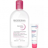 Фото Bioderma - Набор для чувствительной кожи: мицеллярная вода, 500 мл + крем, 40 мл