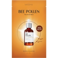 Missha - Маска для лица с экстрактом пчелиной пыльцы Ampoule Mask, 30 г missha маска для лица bee pollen с экстрактом пчелиной пыльцы