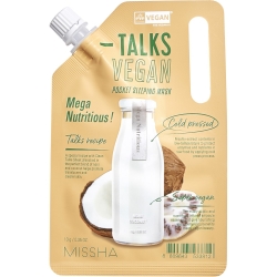 Фото Missha - Кремовая маска-энерджайзер Mega Nutritious с экстрактами нони и кокоса, 10 г