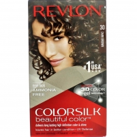 Фото Revlon Professional - Набор для окрашивания волос в домашних условиях: крем-активатор + краситель + бальзам, 30 тёмно-коричневый, 130 мл