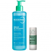 Фото Bioderma - Набор для жирной и комбинированной кожи лица "Мягкое очищение и уход"