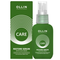 Ollin Professional - Восстанавливающая сыворотка с экстрактом семян льна, 50 мл