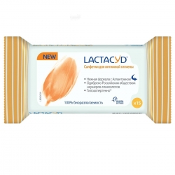 Фото Lactacyd - Салфетки влажные для интимной гигиены, 15 шт