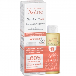 Фото Avene - Промонабор XeraCalm A.D. (крем 200 мл + очищающее масло 100 мл)