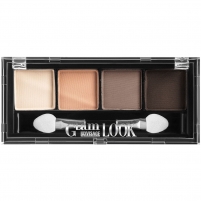 Фото Luxvisage - Матовые тени для век Glam Look 4 оттенка, тон 02 кофейная, 4 г