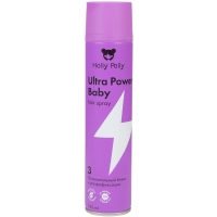 Holly Polly Styling - Мусс для волос Ultra Power Baby «Ослепительный блеск и ультрафиксация», 200 мл HP0075 - фото 8