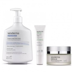 Фото Набор для увлажнения кожи: крем 50 мл + пенка для умывания 300 мл + гель для век 15 мл