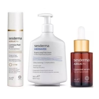 Sesderma - Набор средств для улучшения тона кожи: флюид 50 мл + сыворотка 30 мл + пенка 300 мл