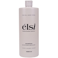 Elsi Professional - Шампунь для питания и восстановления волос Nutrition & Recovery, 1 л aravia professional масло после депиляции охлаждающее с экстрактом мяты и витамином е 200 мл