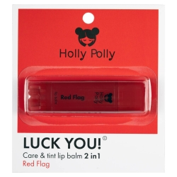 Фото Holly Polly - Оттеночный бальзам для губ Luck You! Red Flag красно-вишневый, 4,9 г