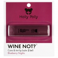 Фото Holly Polly - Оттеночный бальзам для губ Wine Not? Blueberry Nights сливово-винный, 4,9 г