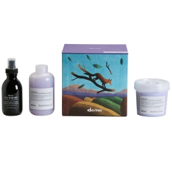 Фото Набор для разглаживания непослушных волос: шампунь 250 + кондиционер 250 мл + молочко 135 мл