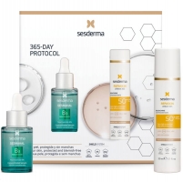 Фото Набор для лица «365 дней»: сыворотка Sesmahal B3 30 мл + солнцезащитный крем Repaskin Urban 365 SPF50+ 50 мл