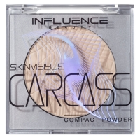 Influence Beauty - Легкая компактная пудра Skinvisible Carcass, тон 03: бежевый, 4,2 г