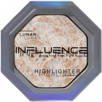 Фото Influence Beauty - Хайлайтер Lunar с сияющими частицами, серебряный, 4,8 г