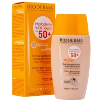 Bioderma Photoderm Nude Touch SPF 50+ - Cолнцезащитный флюид очень светлый оттенок SPF50+, 40 мл