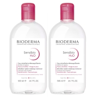 Bioderma - Очищающая вода, 2х500 мл uriage очищающая мицеллярная вода для нормальной и сухой кожи лица и контура глаз 500