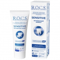 Фото R.O.C.S. Sensitive - Зубная паста, Мгновенный эффект, 94 гр.